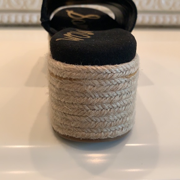 Sam Edelman Weslee Suede PlatformEspadrille Slides - Picture 5 of 13